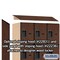 Salsbury Industries 4 Tier Designer Locker, 54"Wx76"Hx21"D, 12 Door, Mahogany 18-24361MAH - alternate 5